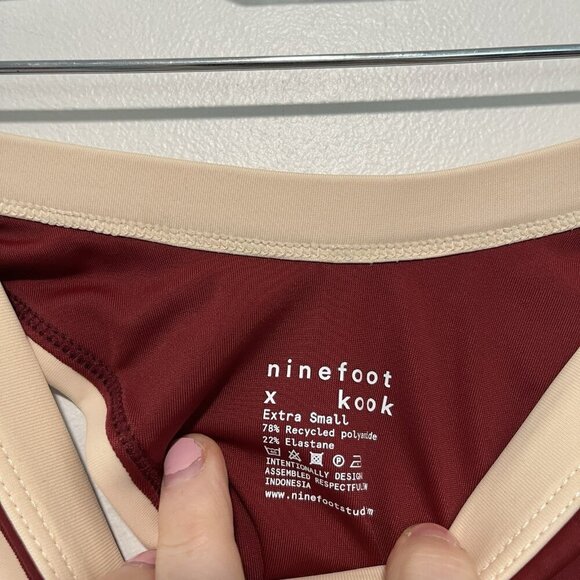 Ninefoot x Kook NWT Shiraz Surf Bikini in Riad Red Size XS - Picture 13 of 16